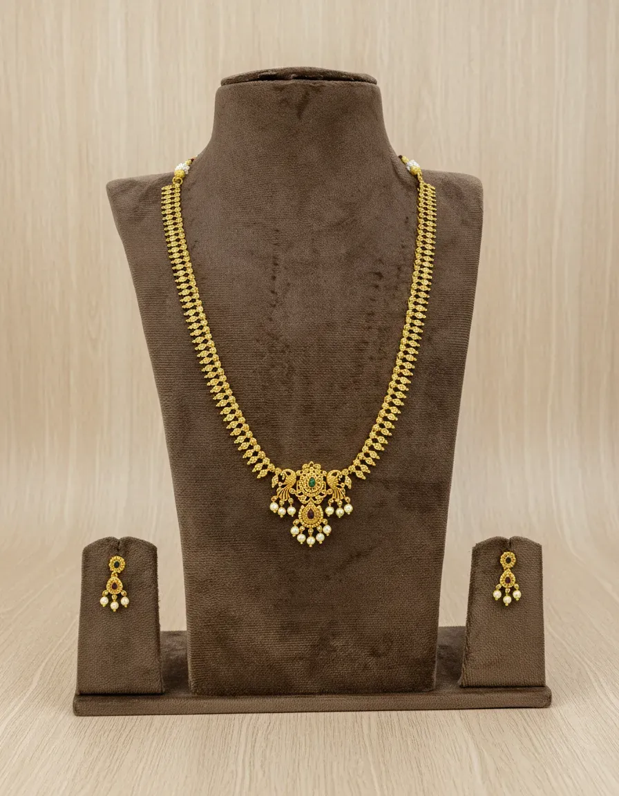 Mayura anti necklace
