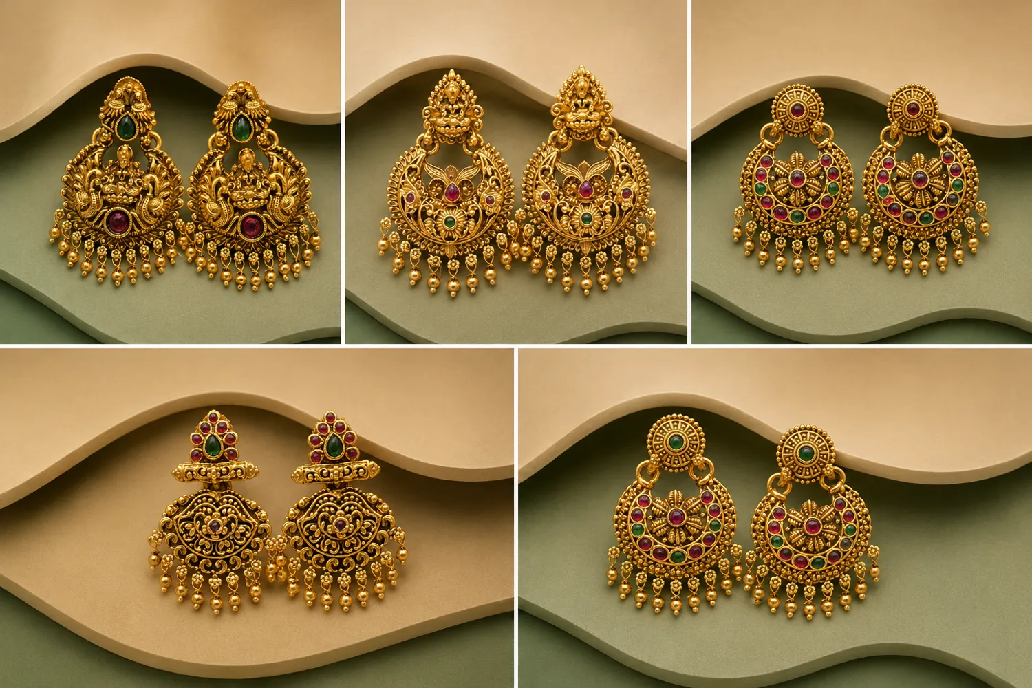 Temple Heritage earring collection