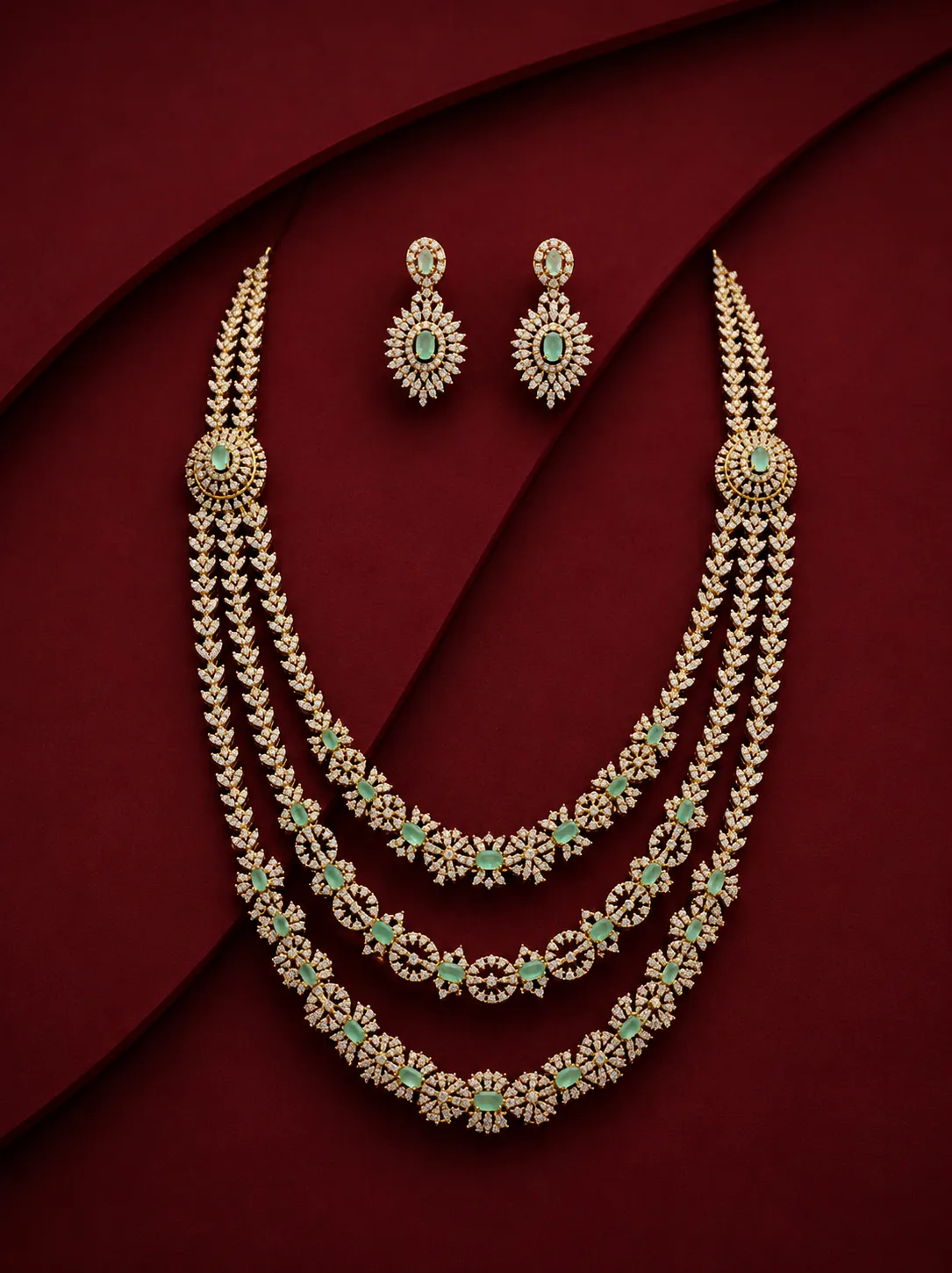 Celestial Leaf Diamond Set