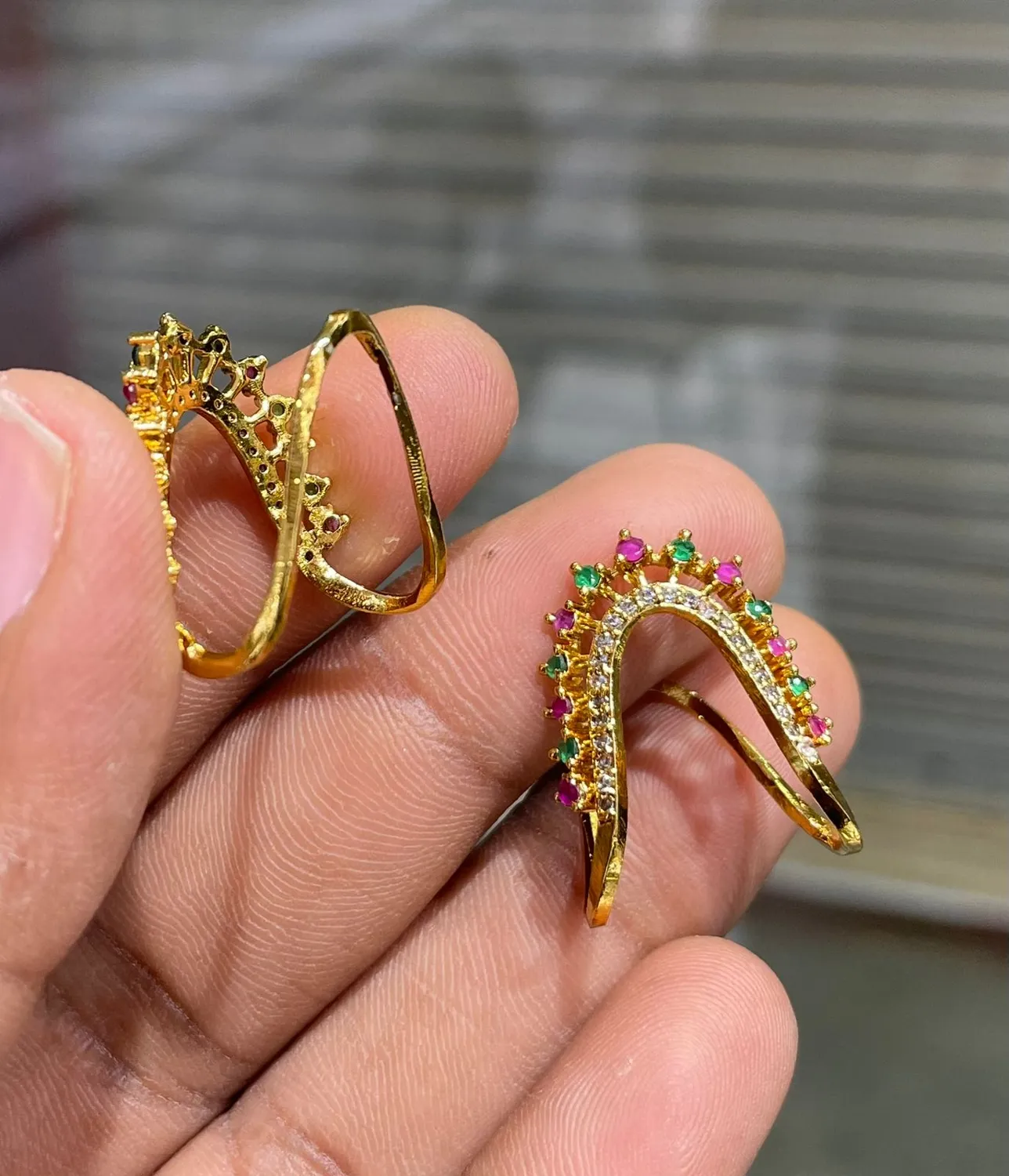 Ruby Bloom Finger Rings ✨