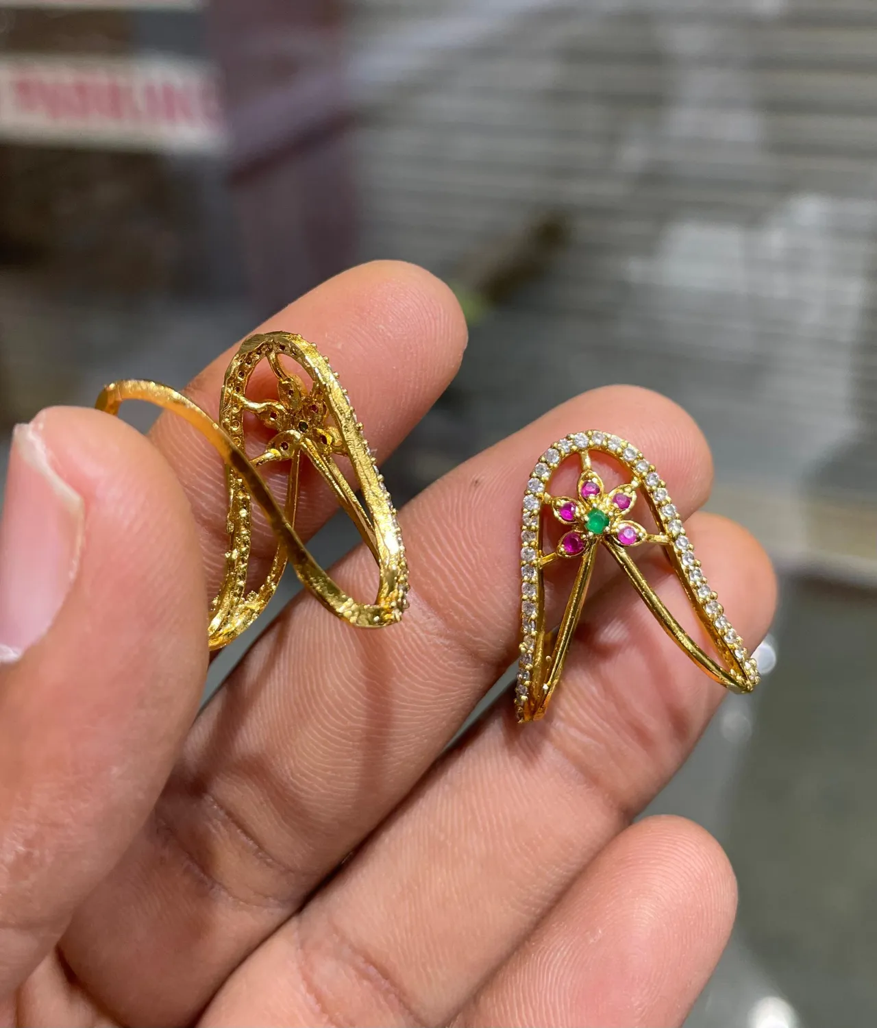 Ruby Bloom Finger Rings ✨