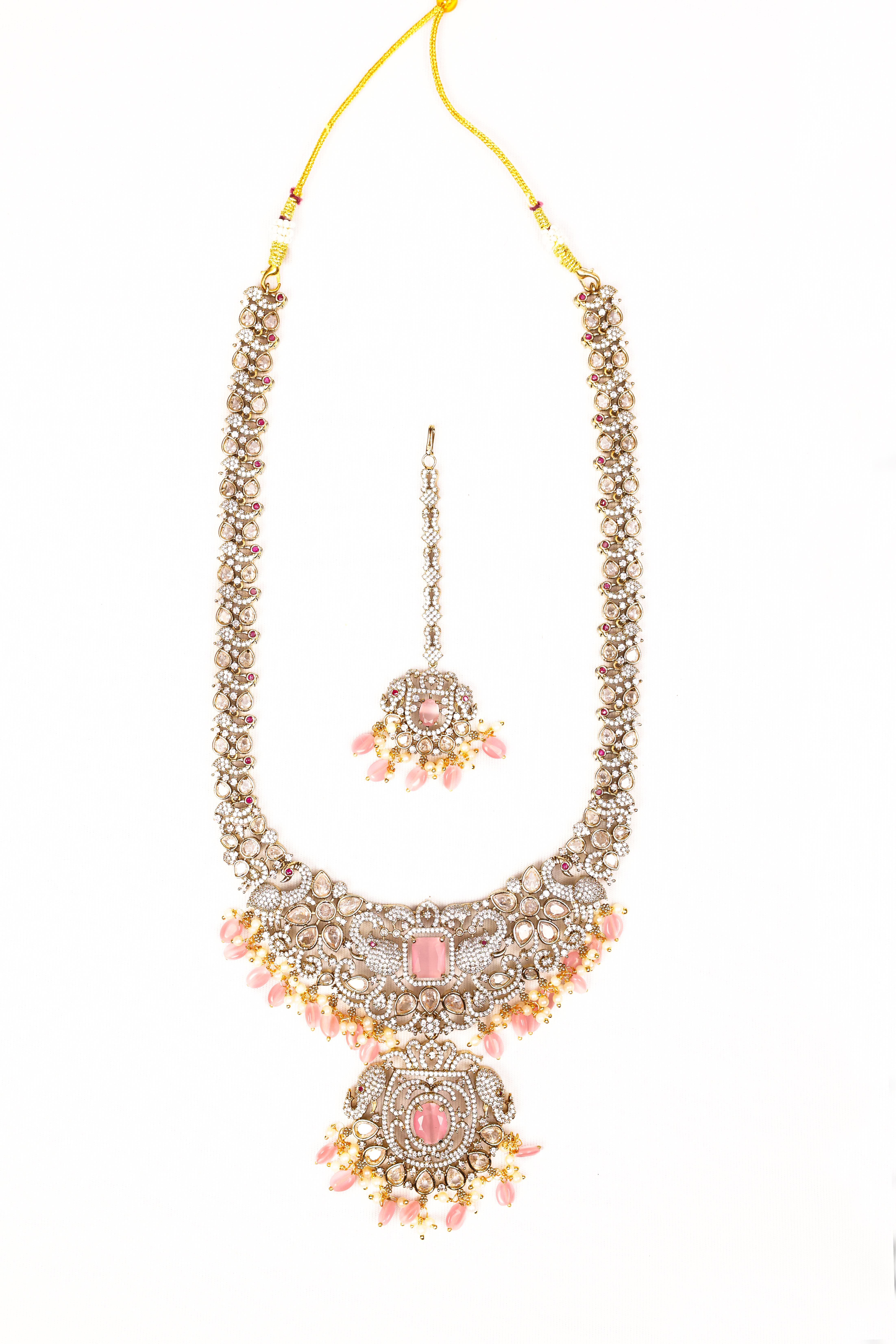 Rose Chandrika Pink Temple Haram