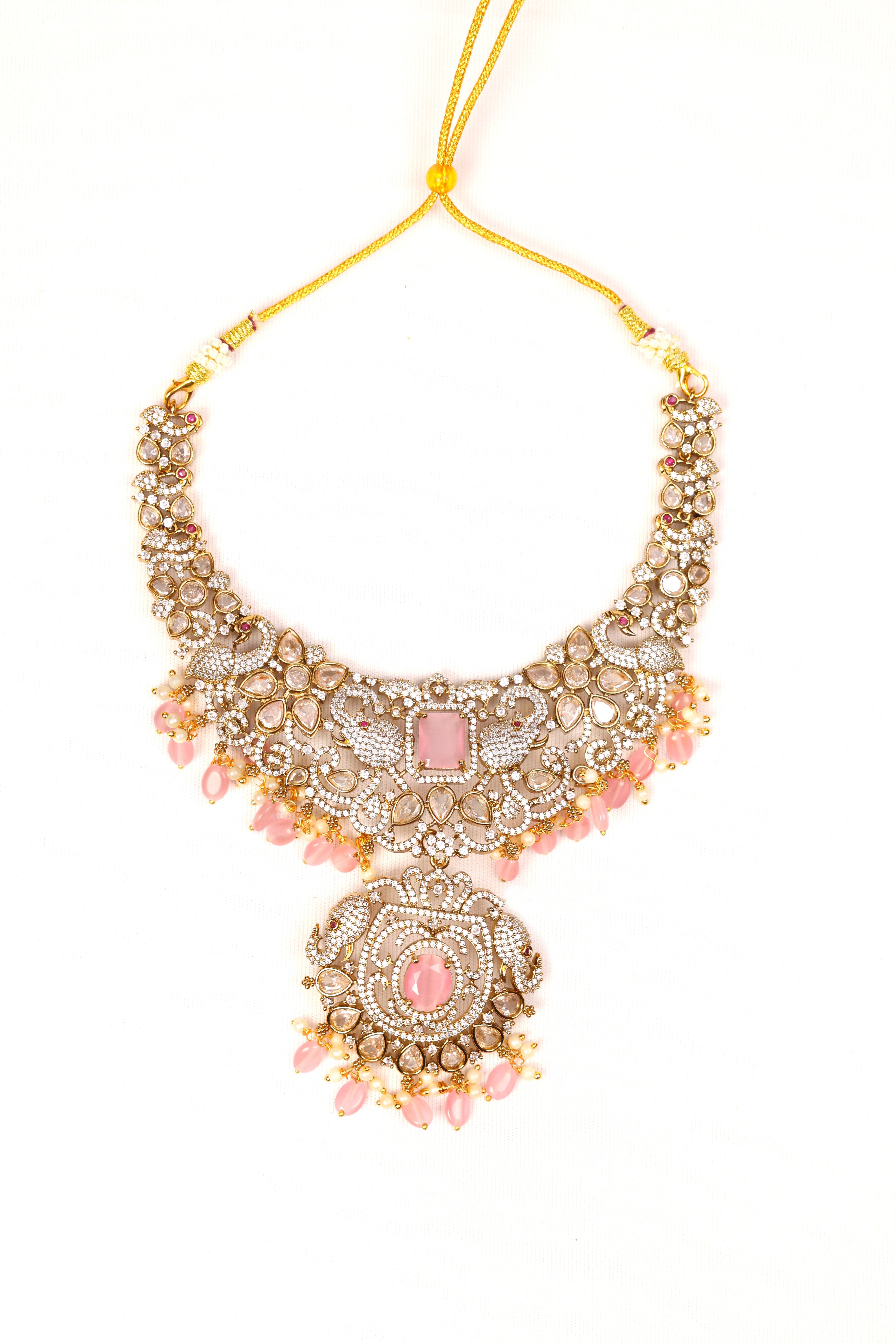 Rose Chandrika Pink Temple Haram