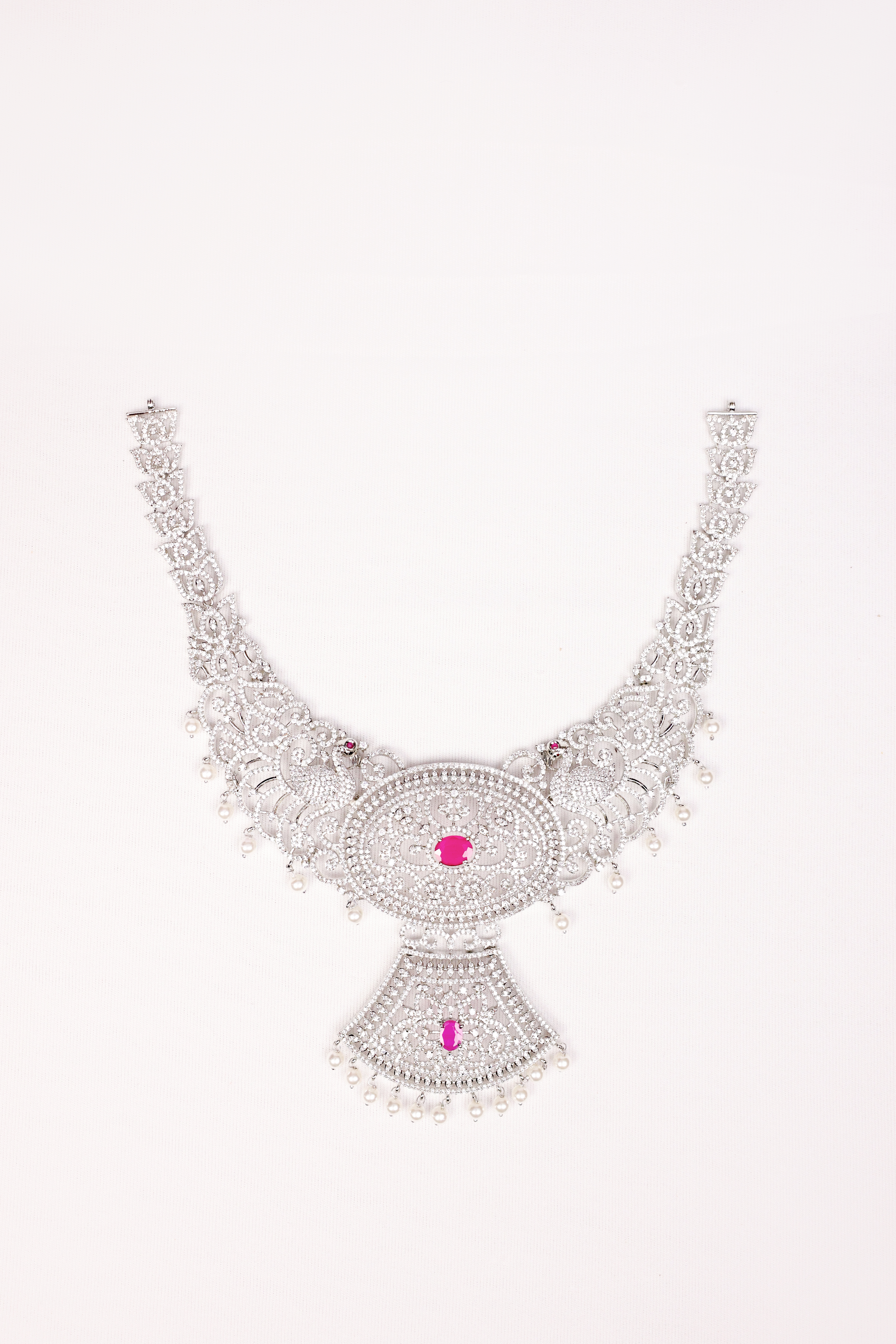 Pink Arasi Temple Maalai