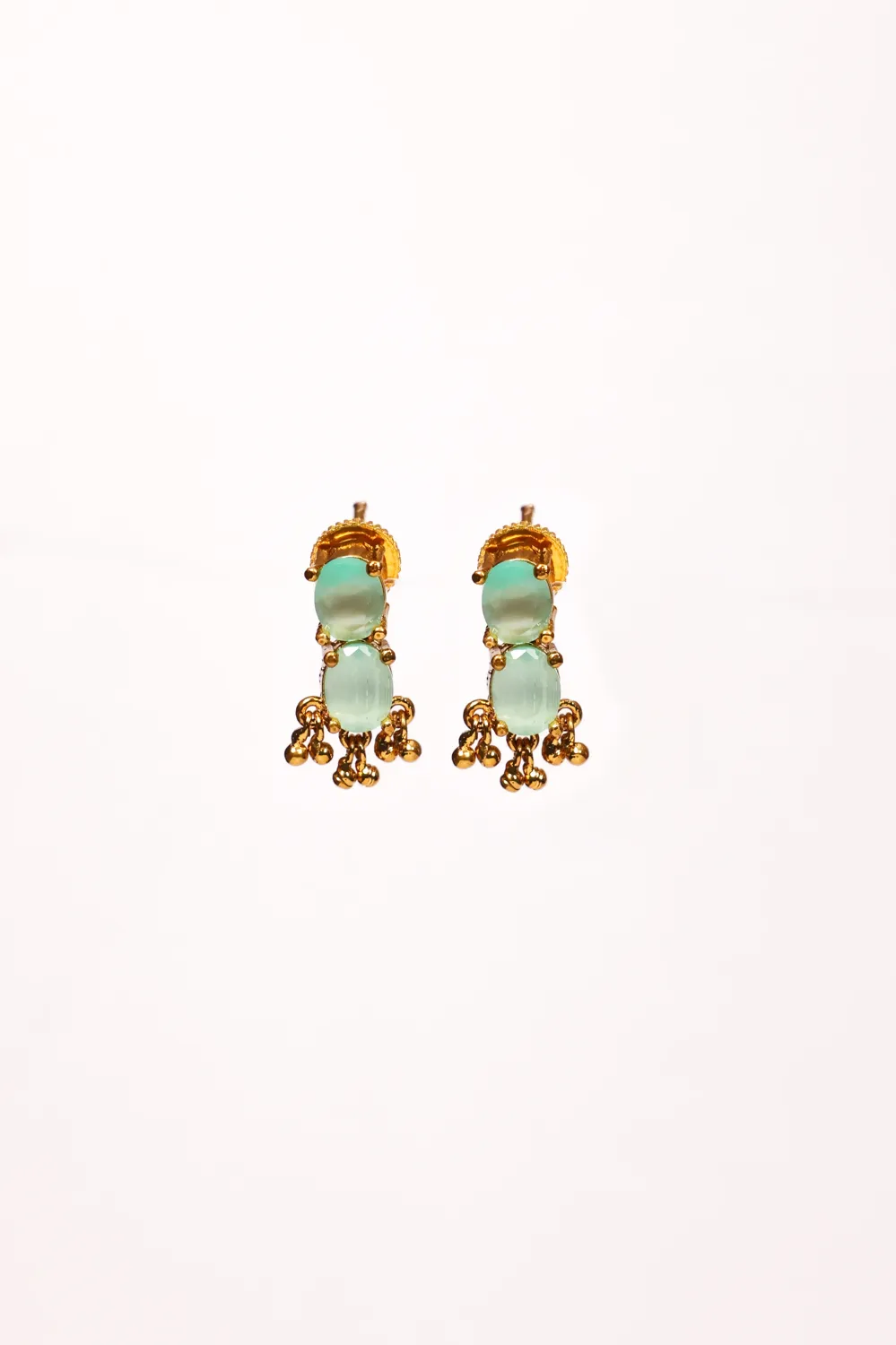 Pachai Chandrika Necklace with Drops