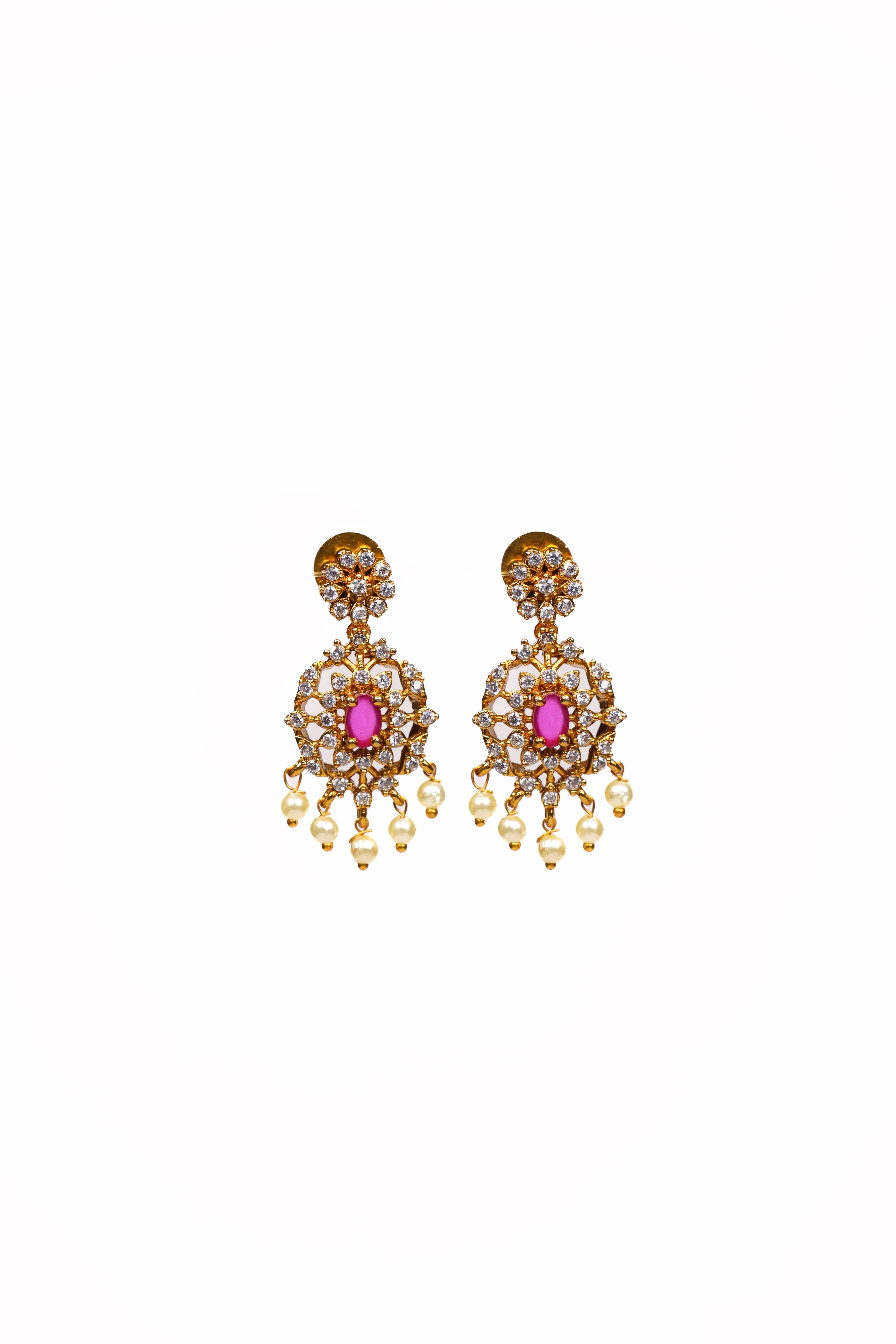 Ilavarasi Pink Pearl Drops