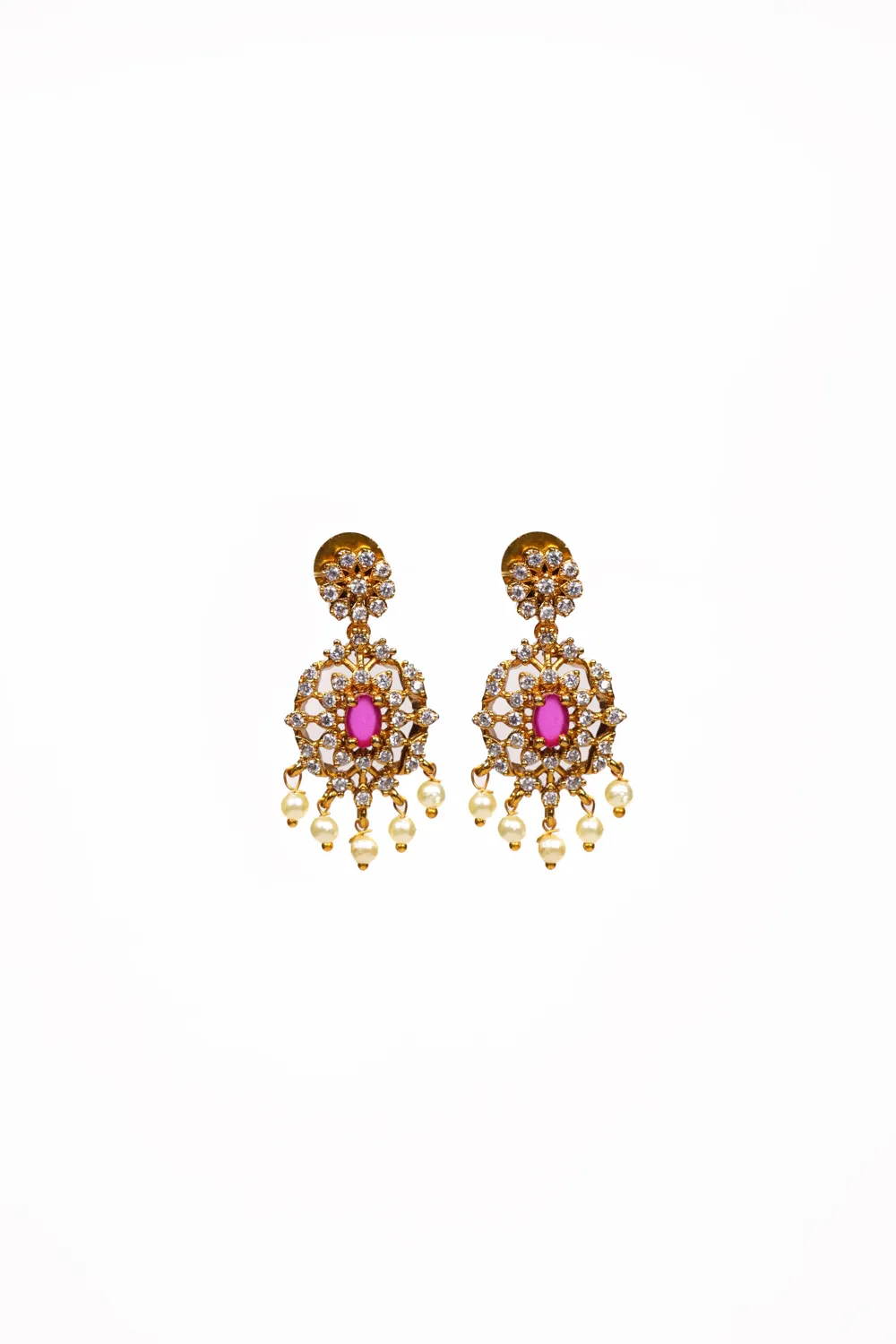 Navarathna Arasi Choker with Drops