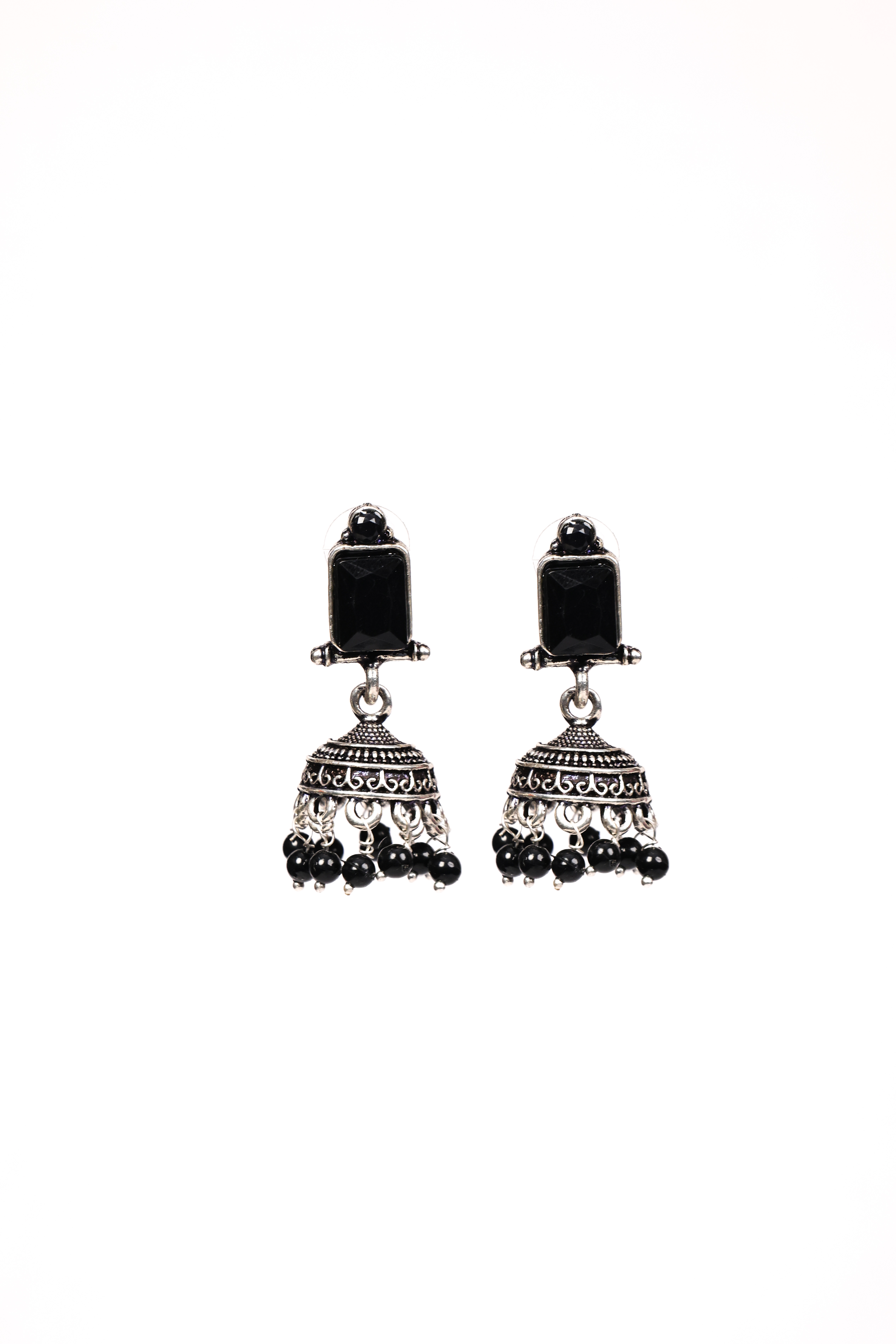 multicolour jhumka earrings