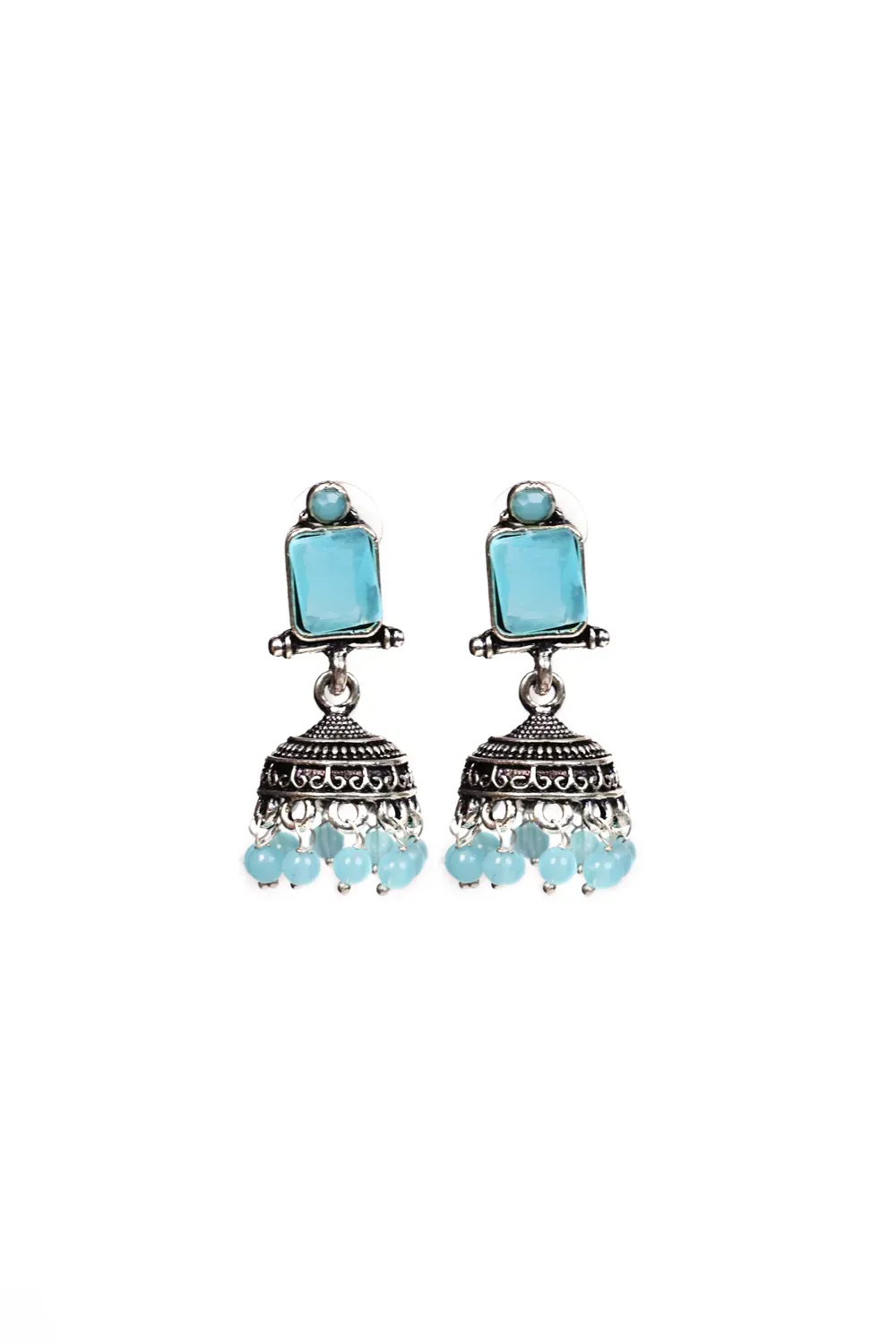 Multicolour Jhumka earrings
