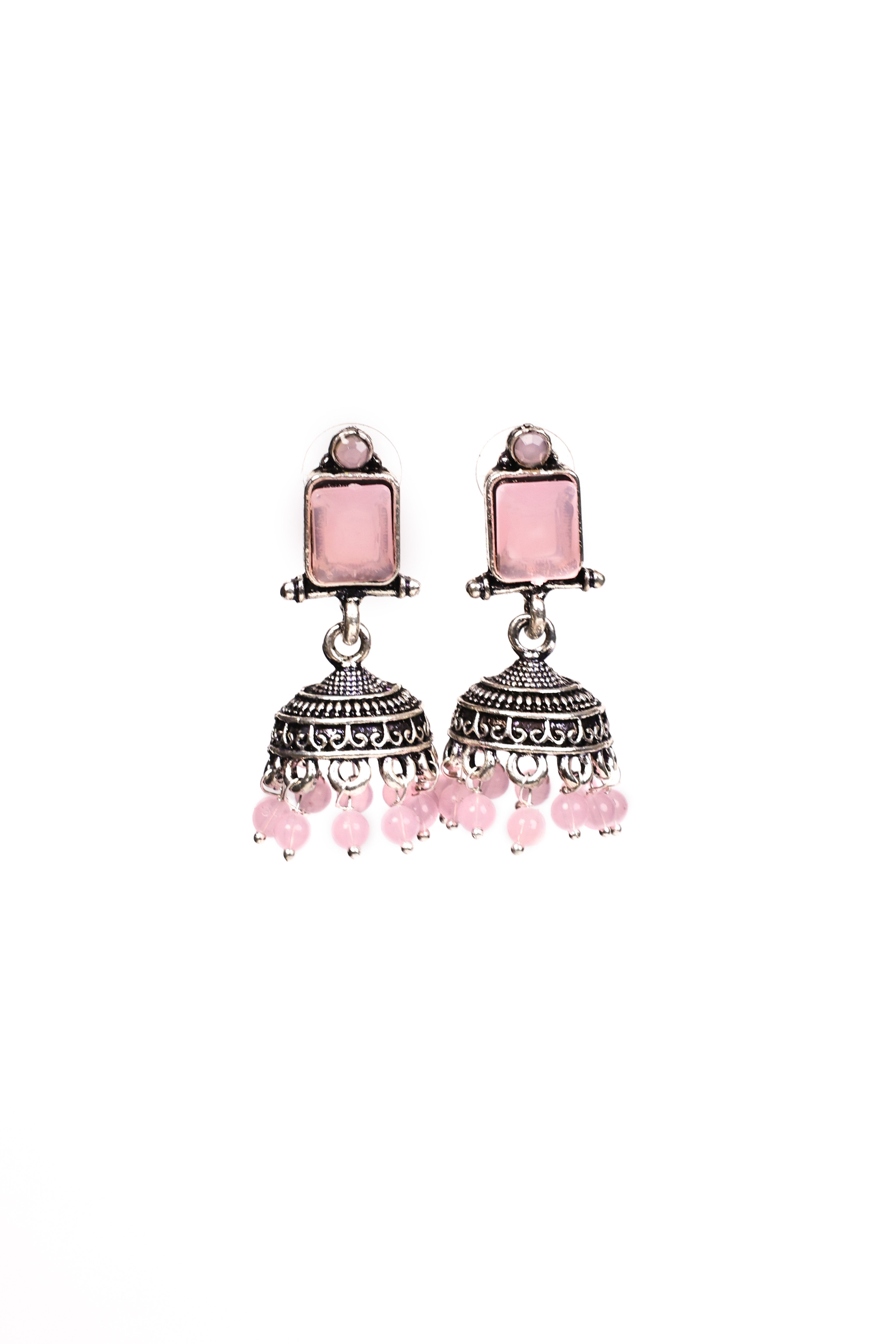 multicolour jhumka earrings