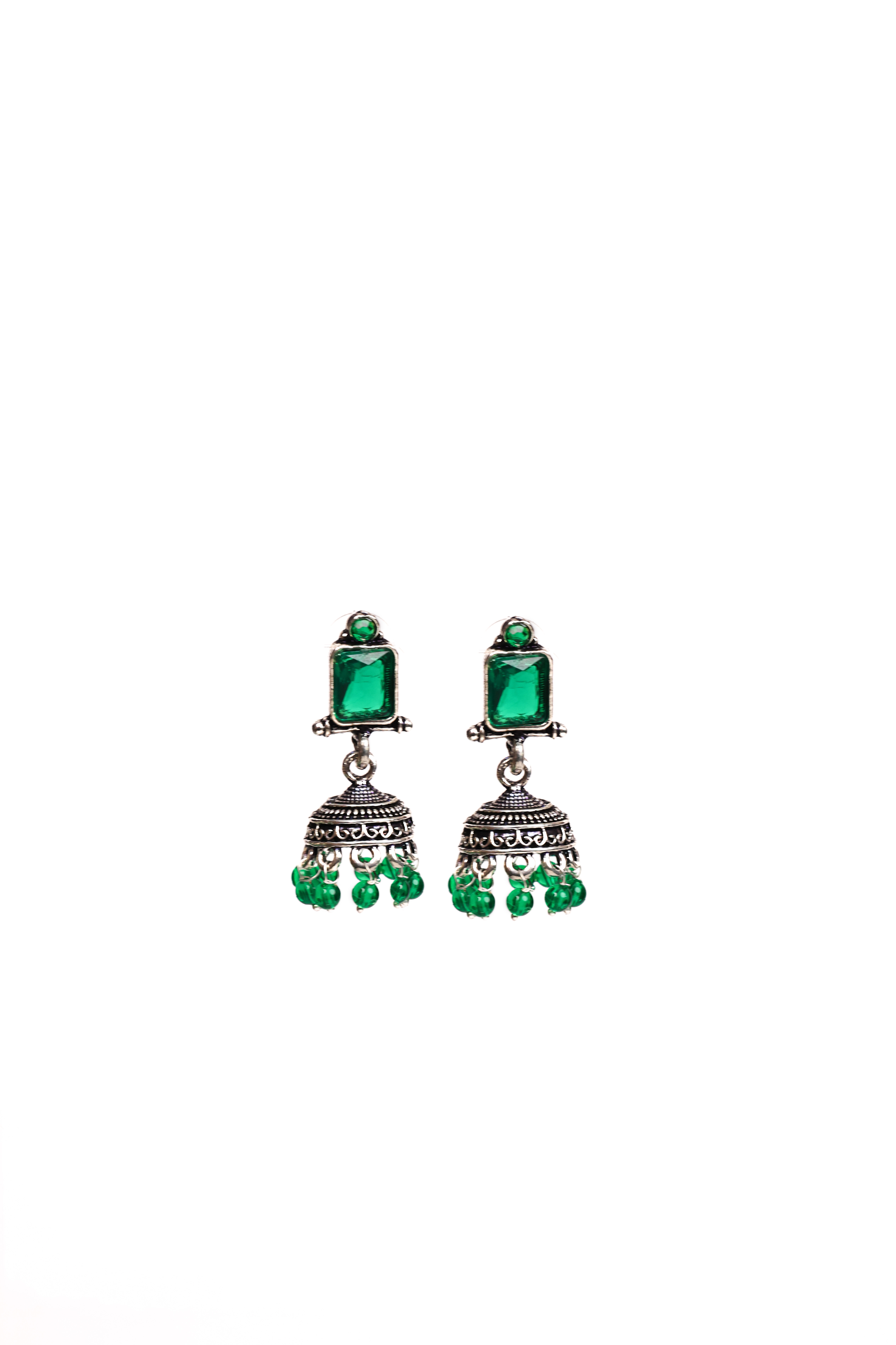 multicolour jhumka earrings