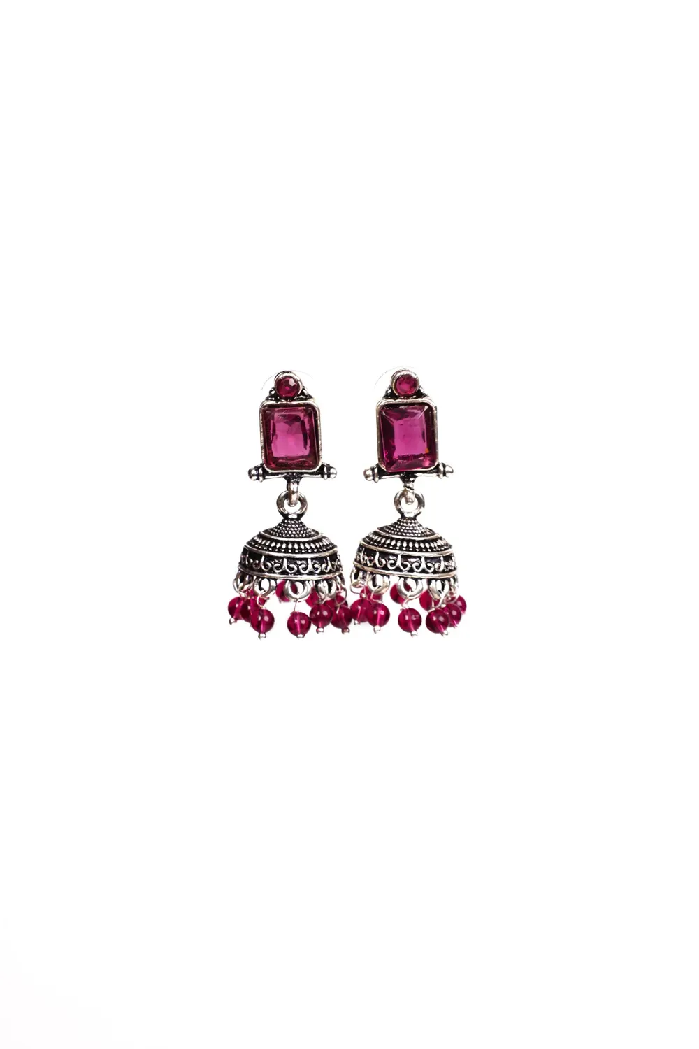 Multicolour Jhumka earrings