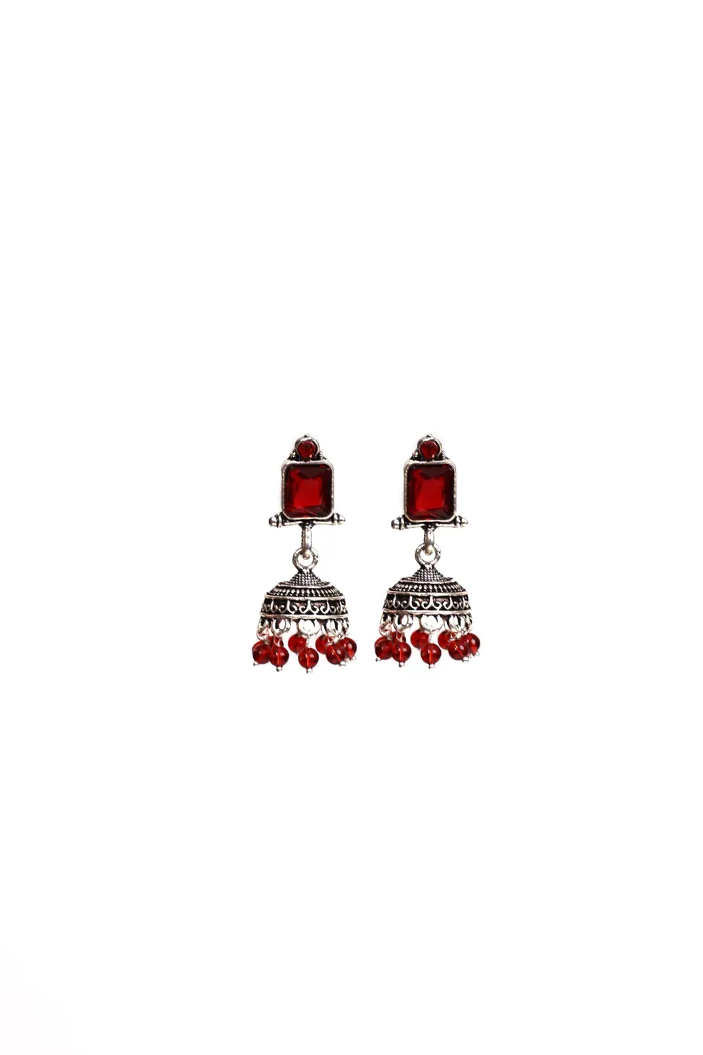 Multicolour Jhumka earrings