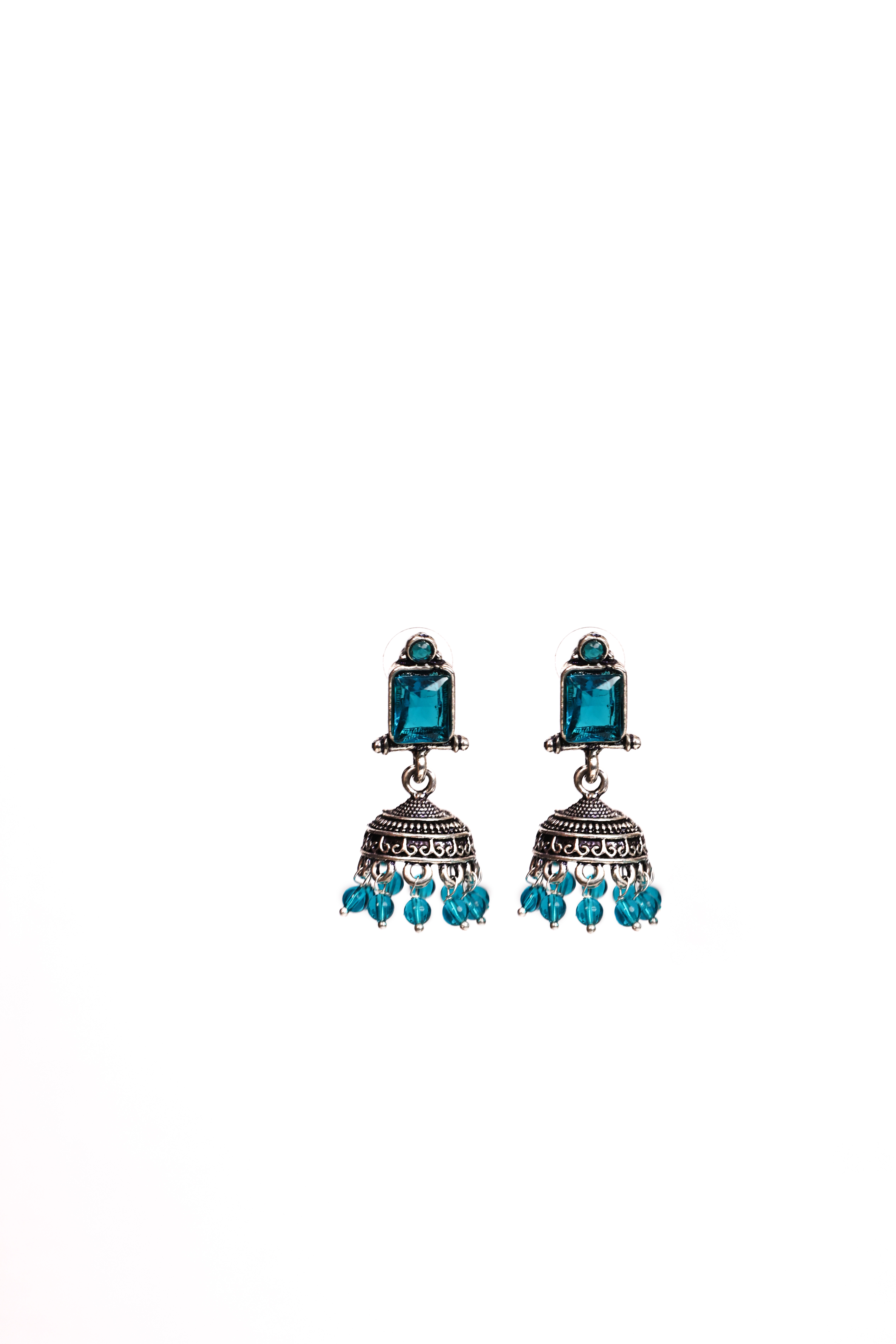 multicolour jhumka earrings