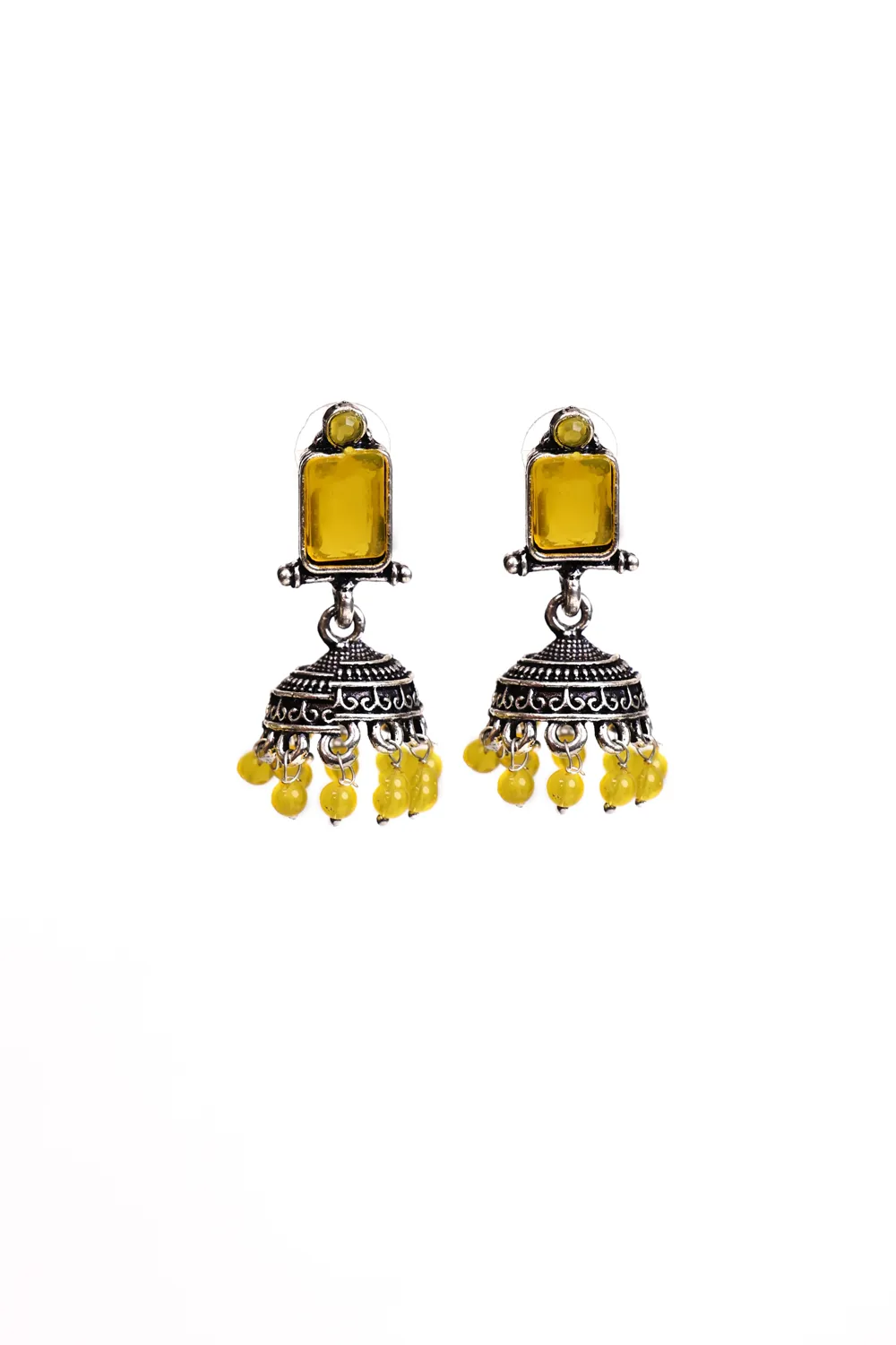 Multicolour Jhumka earrings