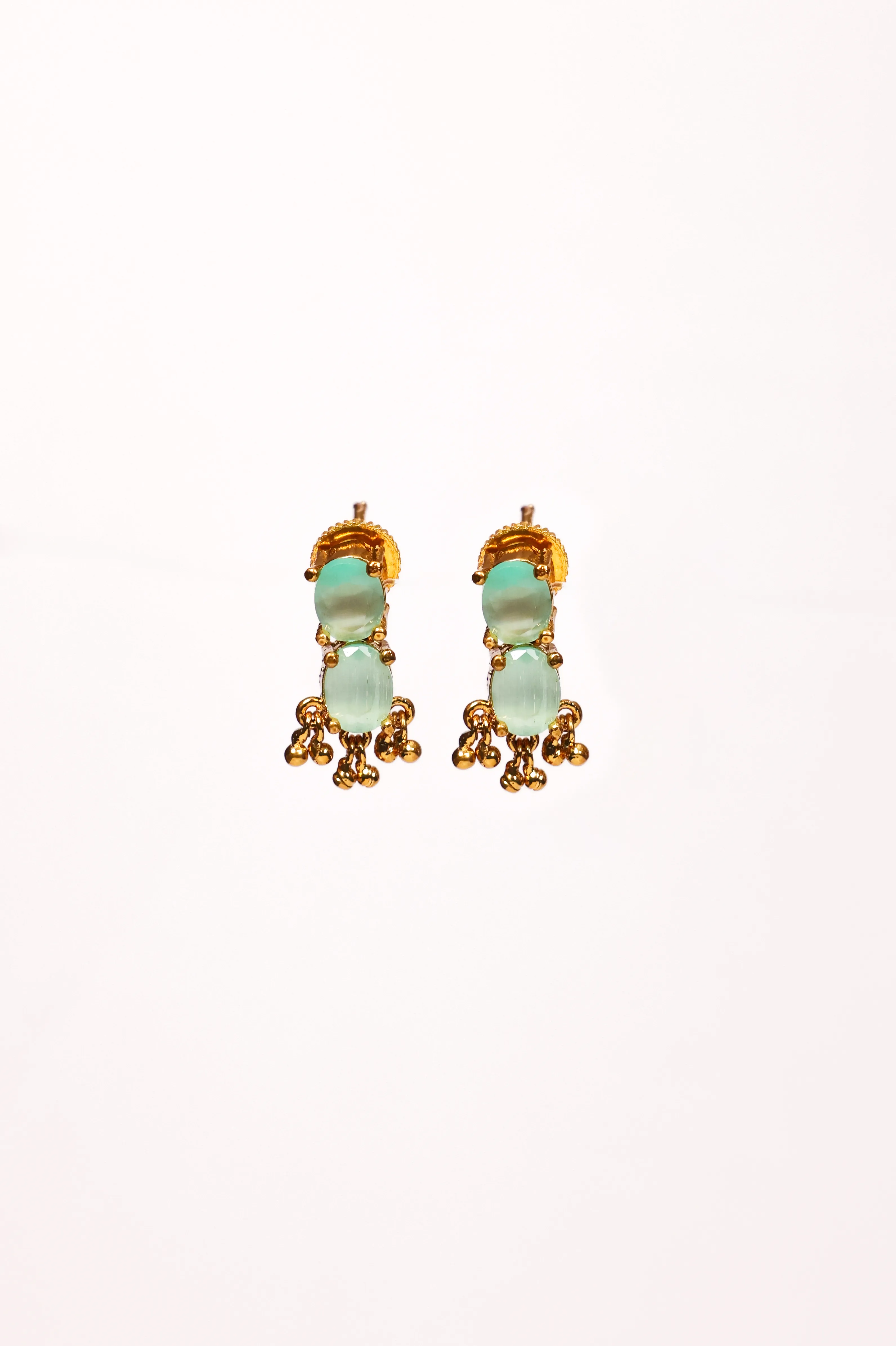 Pachai Chandrika Necklace with Drops