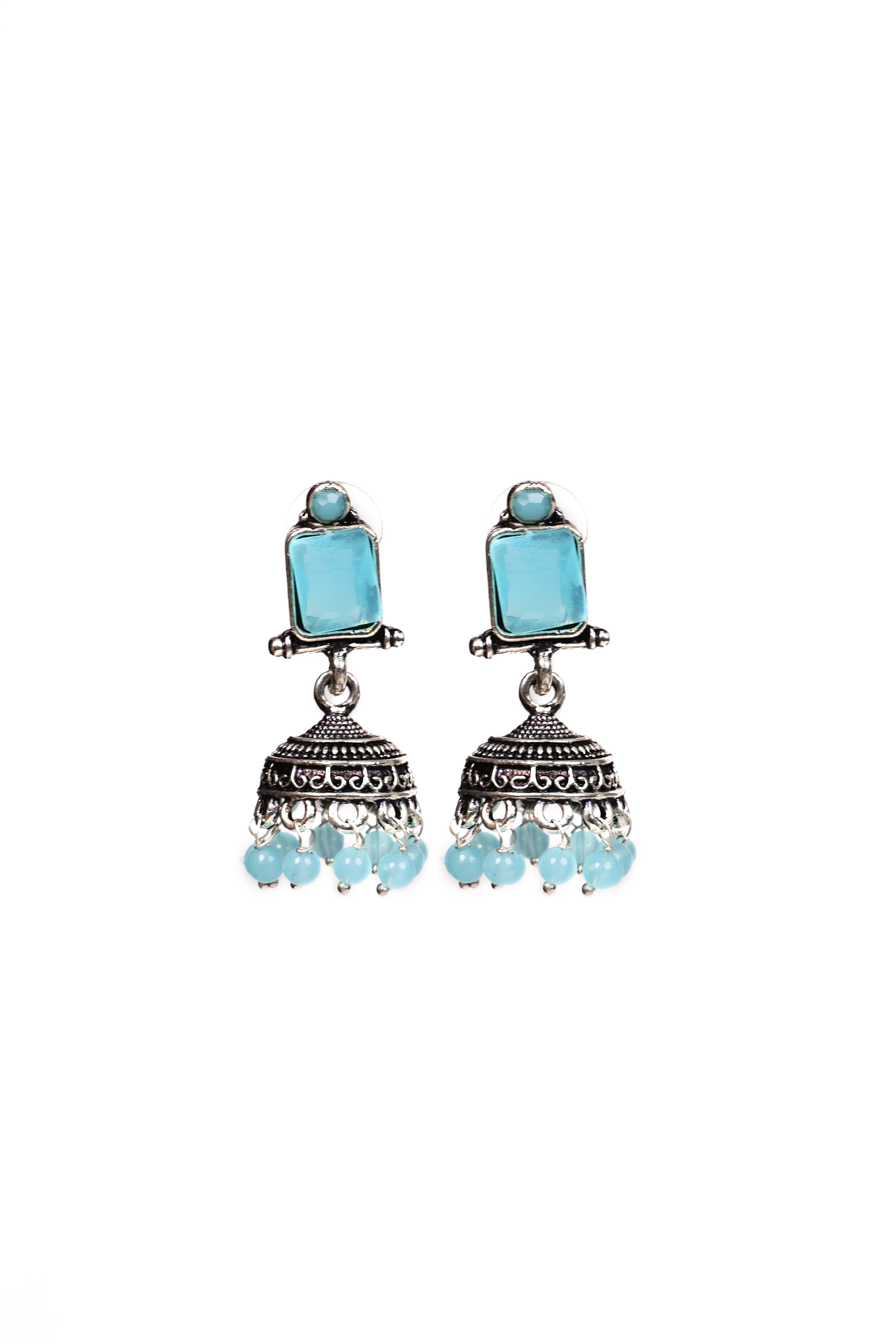 Multicolour Jhumka earrings