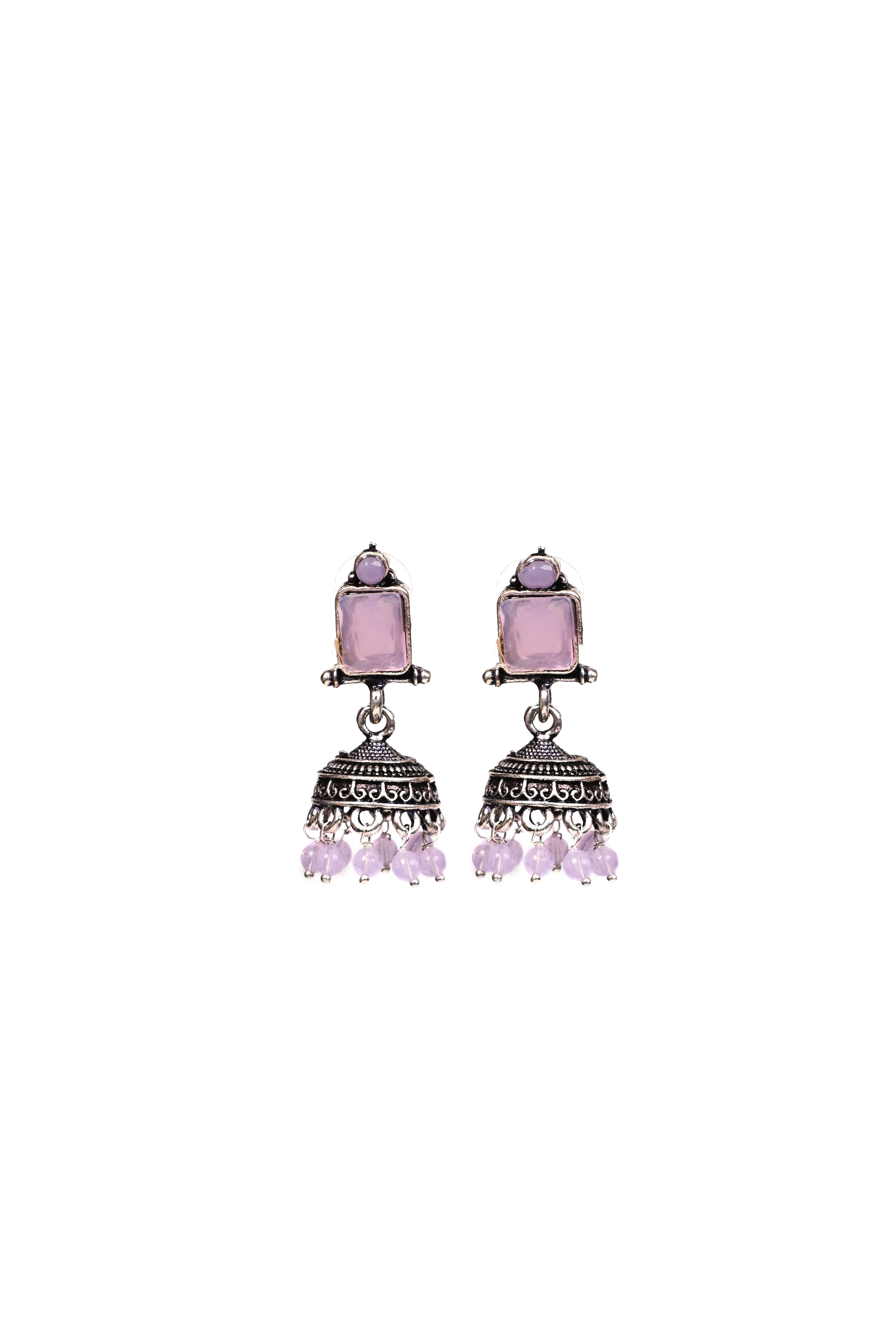 Multicolour Jhumka earrings