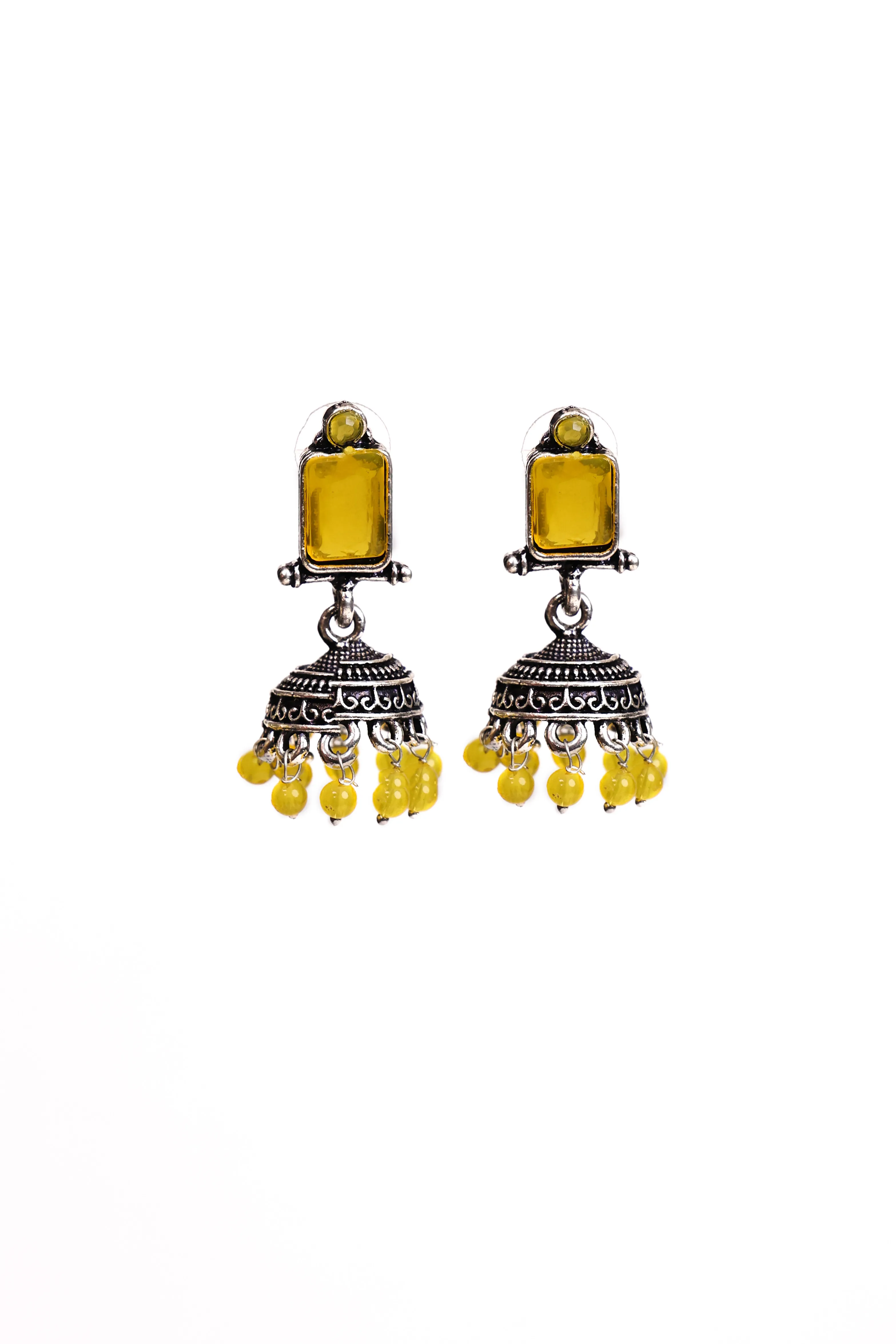 Multicolour Jhumka earrings