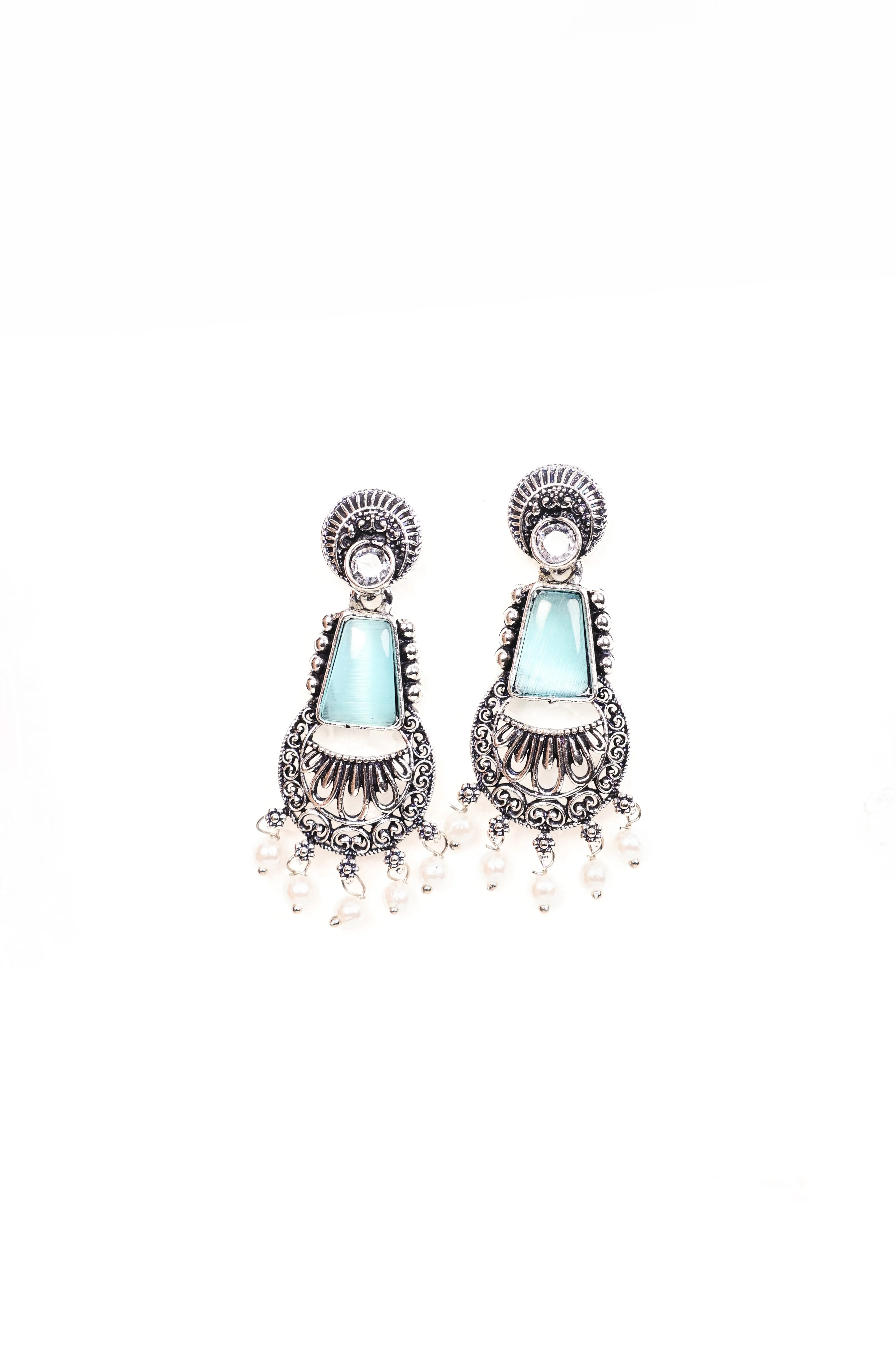 Multicolour Pearl Jhumka