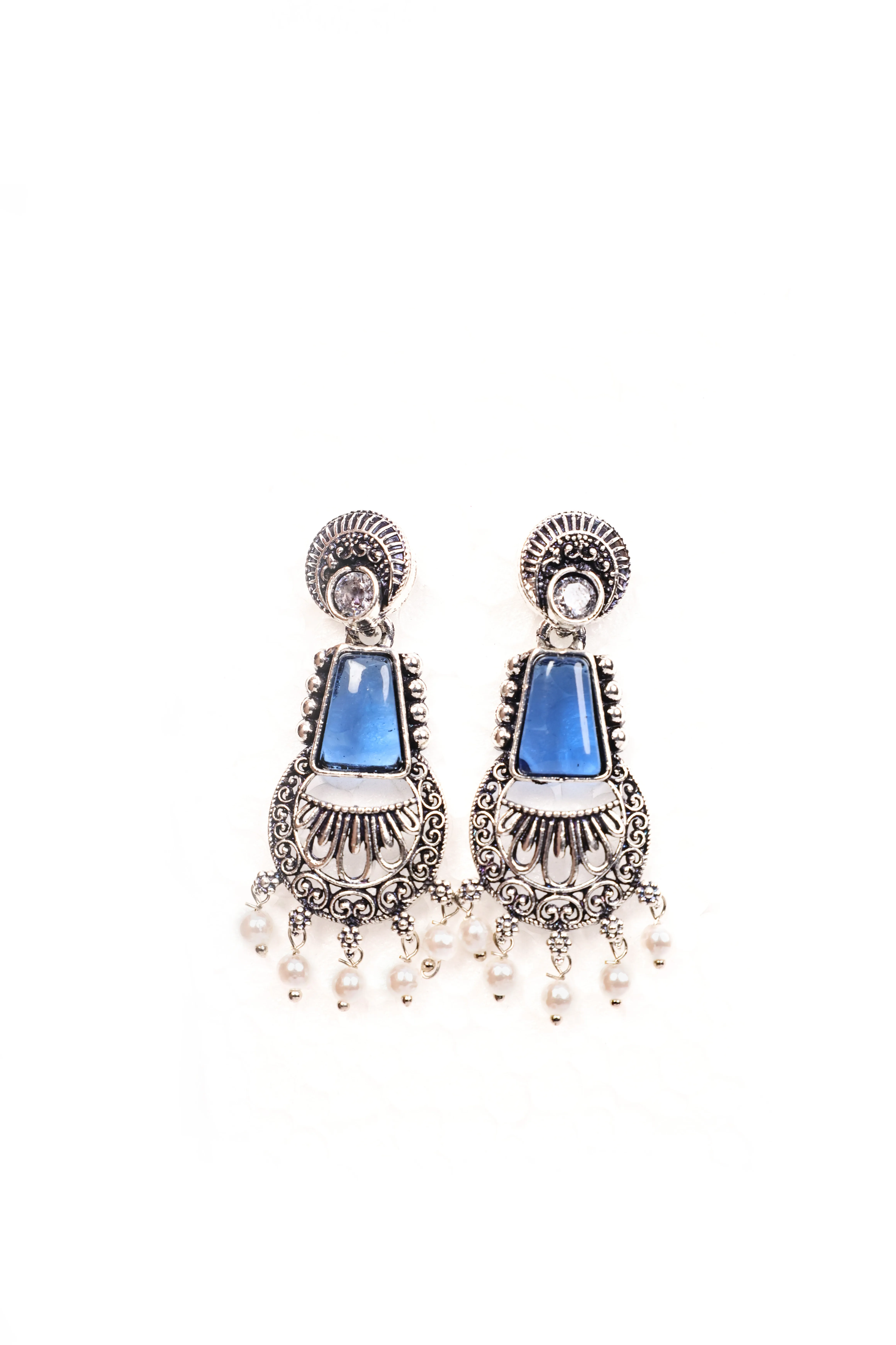 Multicolour Pearl Jhumka
