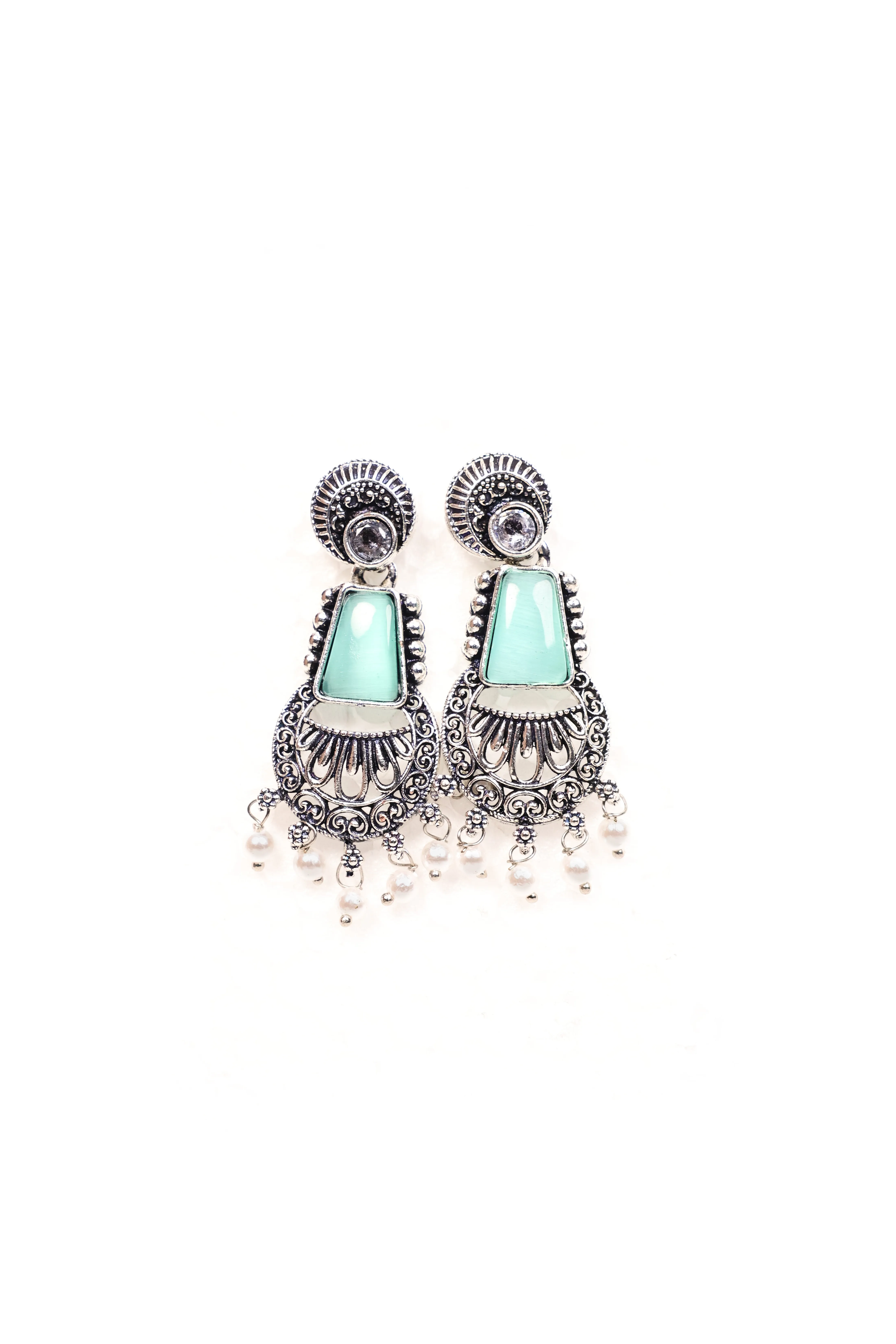 Multicolour Pearl Jhumka
