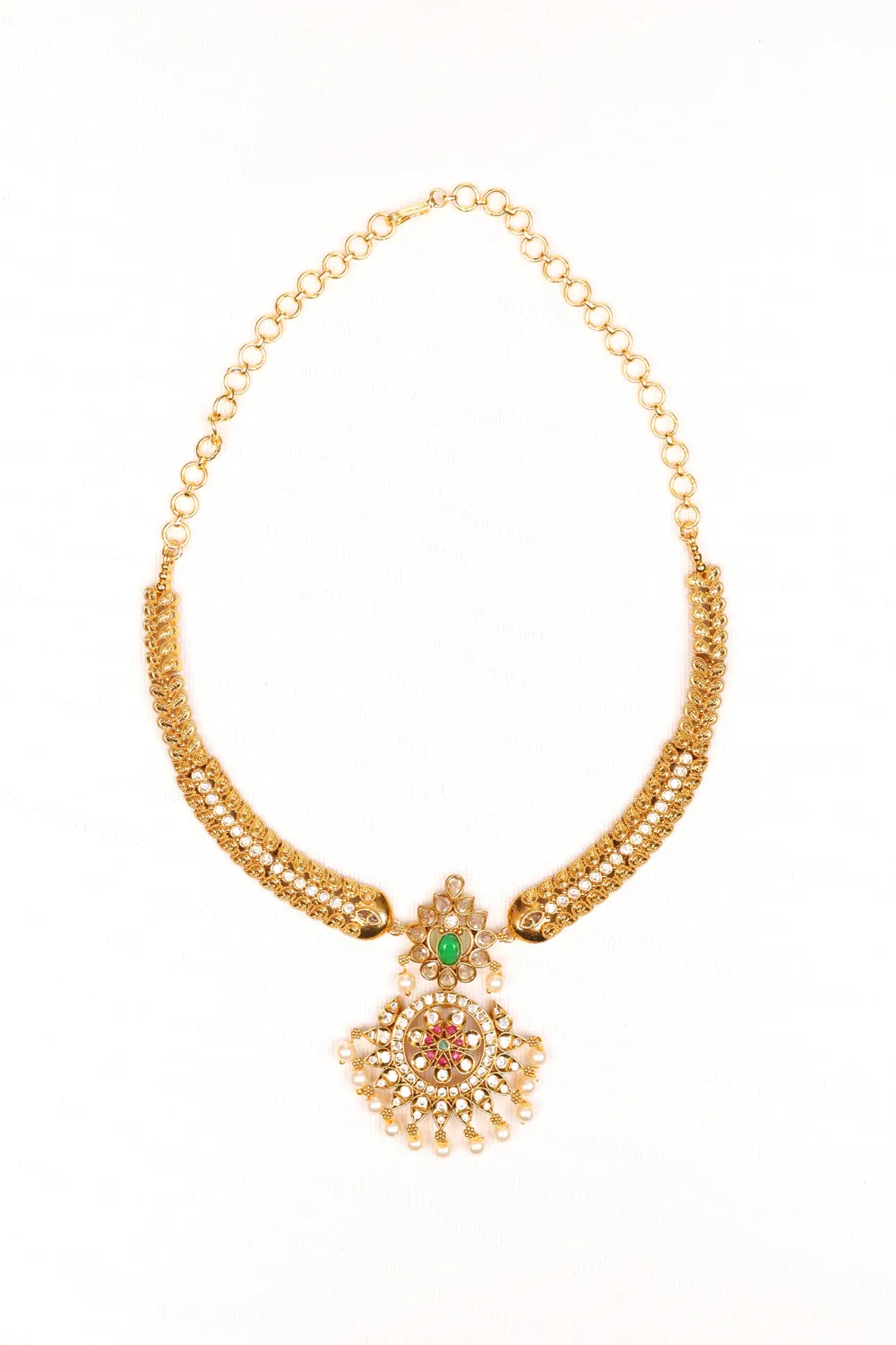 Rathna Pushpa Alangaram with Drops